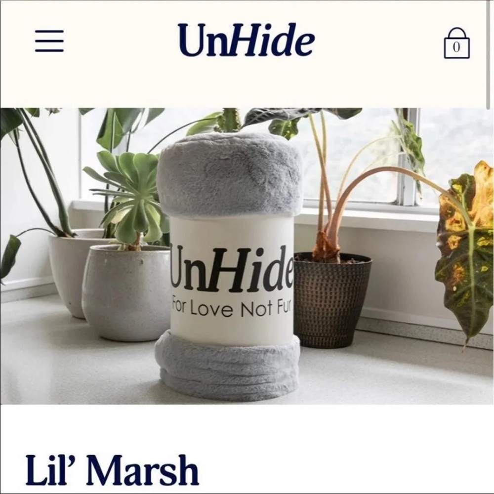 NWT Unhide Lil Marshmallow Blanket - Picture 3 of 4